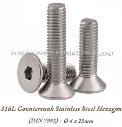 316L20Countersunk20Stainless20Steel20Hexagon204X25mm202820Pack20of202202920 0POS