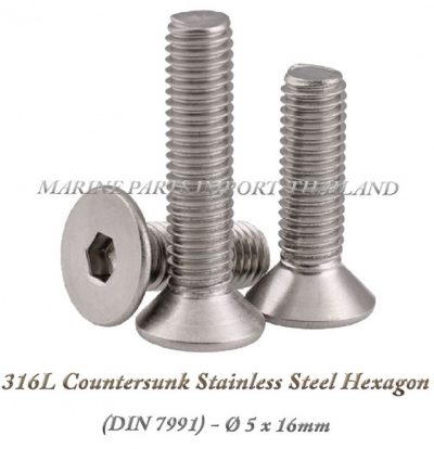 316L20Countersunk20Stainless20Steel20Hexagon205X16mm202820Pack20of202202920 0POS