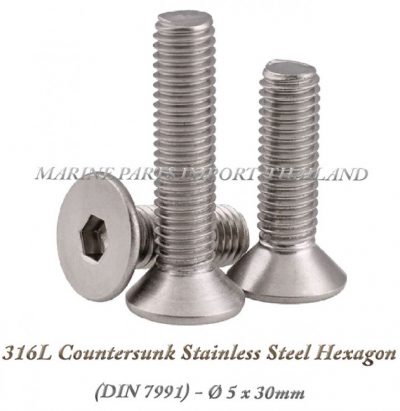 316L20Countersunk20Stainless20Steel20Hexagon205X30mm202820Pack20of202202920 0POS
