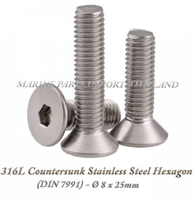 316L20Countersunk20Stainless20Steel20Hexagon208X25mm202820Pack20of202202920 0POS