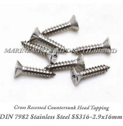 DIN7982 2.9X1620Stainless20Steel20SS316 0pos