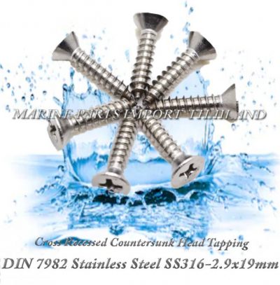 DIN7982 2.9X1920Stainless20Steel20SS316 00pos