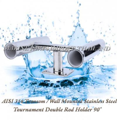 AISI2031620Transom20 20Wall20Mounted20Stainless20Steel20Tournament20Double20Rod20Holder2090degres1