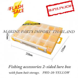 Fishing20accessories202 sided20lure20box2020with20foam20bait20storage.PRO 20 YELLOW.00 1
