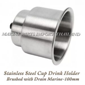 Stainless20Steel20Cup20Drink20Holder20Brushed20with20Drain20Marine20100mm2000pos