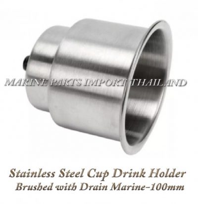 Stainless20Steel20Cup20Drink20Holder20Brushed20with20Drain20Marine20100mm2000pos