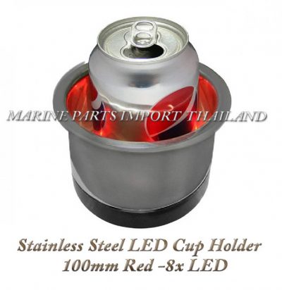 Stainless20Steel20LED20Cup20Holder20100mm20Red200pos