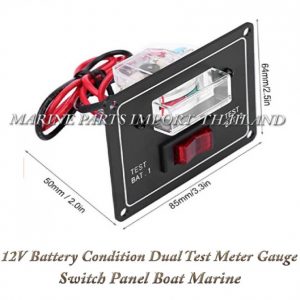 12V20Battery20Condition20Dual20Test20Meter20Gauge20Switch20Panel20Boat20Marine20 0POS