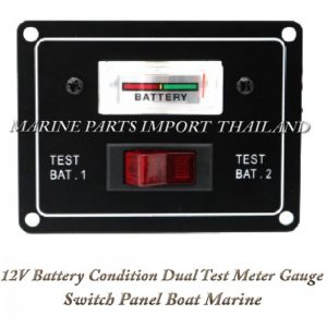 12V20Battery20Condition20Dual20Test20Meter20Gauge20Switch20Panel20Boat20Marine20 1POS