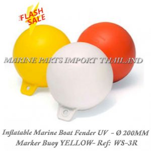 Inflatable20Marine20Boat20Fender20Marker20Buoy20YELLOW20200mm 1POS