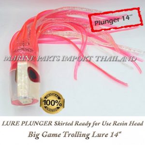 LURE20PLUNGER20Skirted20Ready20for20Use20Resin20Head20Big20Game20Trolling20Lure2014inch5