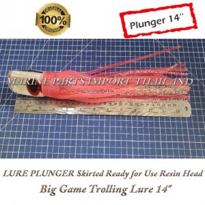 LURE20PLUNGER20Skirted20Ready20for20Use20Resin20Head20Big20Game20Trolling20Lure2014inch9