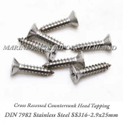DIN7982 2.9X25mm20Stainless20Steel20SS316 0pos