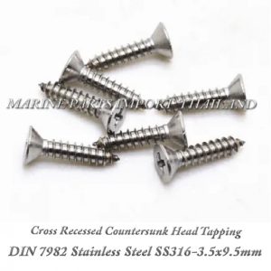 DIN7982 3.5X9.5mm20Stainless20Steel20SS316 0pos