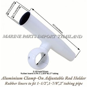 Aluminium20Clamp On20Adjustable20Rod20Holder20201 1.2in 1 7.8in 2in20tubing20pipe2028color20Anodized29.000 1