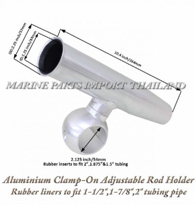 Aluminium20Clamp On20Adjustable20Rod20Holder20201 1.2in 1 7.8in 2in20tubing20pipe2028color20Anodized29.000