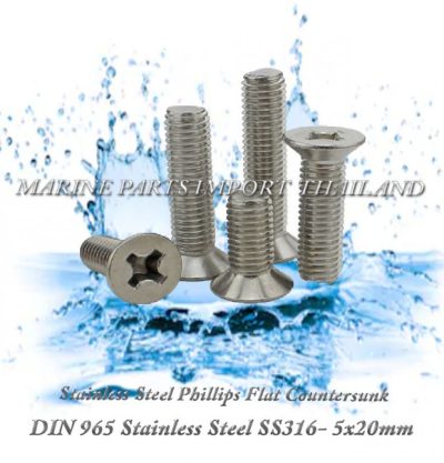 28204202920Stainless20Steel20Phillips20Flat20Countersunk20Screws20DIN20965 5X20.000.pos