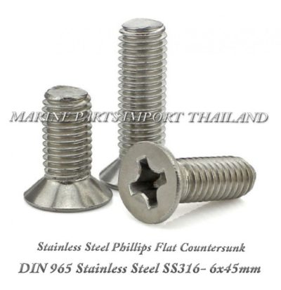 28204202920Stainless20Steel20Phillips20Flat20Countersunk20Screws20DIN20965 6X45.0.pos