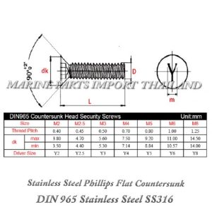 28204202920Stainless20Steel20Phillips20Flat20Countersunk20Screws20DIN20965 6X55.00.pos