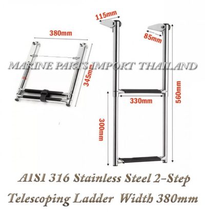 AISI2031620Stainless20Steel202 Step20Telescoping20Ladder20Width20380mm 0 pos