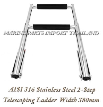 AISI2031620Stainless20Steel202 Step20Telescoping20Ladder20Width20380mm 3 pos