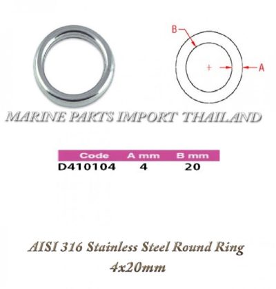 AISI2031620Stainless20Steel20Round2020Ring20 20x4mm 0
