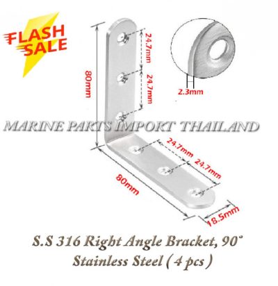 S.S2031620Right20Angle20Bracket2C2090C2B020Stainless20Steel202820220pcs202980x80.000.pos