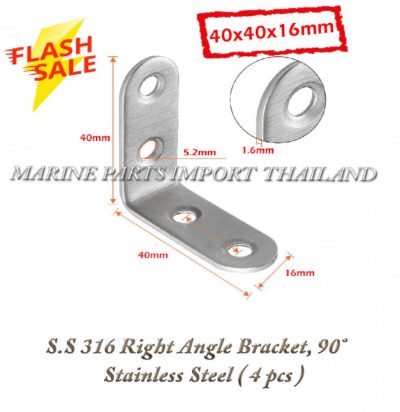 S.S2031620Right20Angle20Bracket2C2090C2B020Stainless20Steel202820420pcs202940x40.000.pos