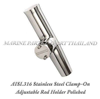 AISI.31620Stainless20Steel20Clamp On20Adjustable20Rod20Holder20Polished20 7.820to201.000POS