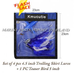 Kmucutie20Fishing20Lures20Tuna20Feather20Teaser20Daisy20Chain20Lure20with20Bird20Blue White.3.pos