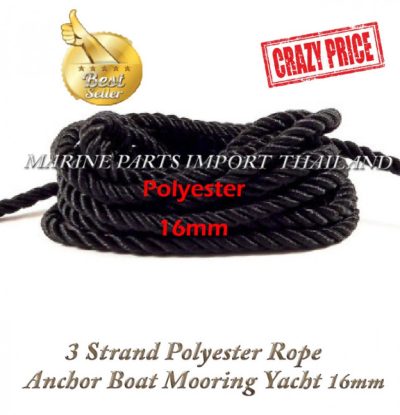 Polyester20320strand2016mm Black 00pos