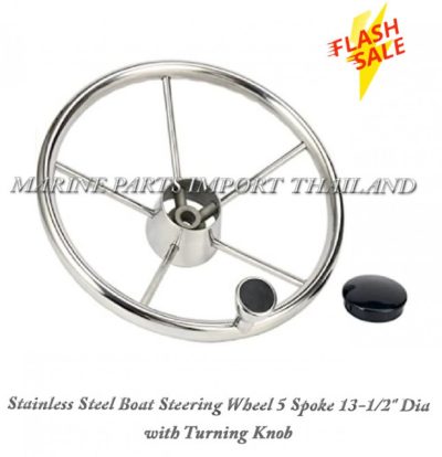 Stainless20Steel20Boat20Steering20Wheel205 Spoke2013 1.220Inch20with20Turning20Knob2020 1POS