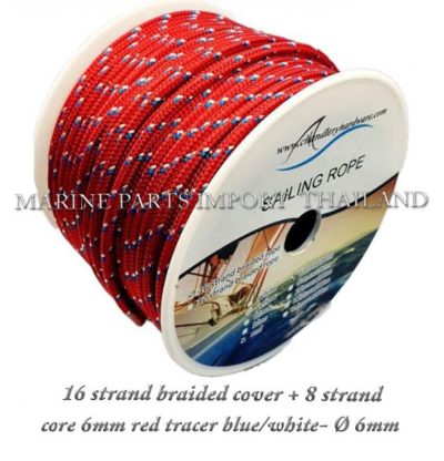 1620strand20braided20cover202B20820strand20core206mm20red20tracer20blue white 00pos