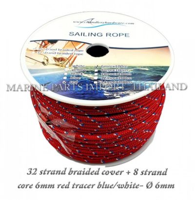 3220strand20braided20cover202B20820strand20core206mm20red20tracer20blue white 0000pos