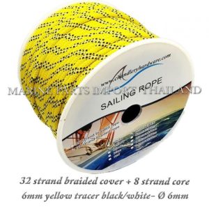 3220strand20braided20cover202B20820strand20core206mm20yellow20tracer20black white 0pos