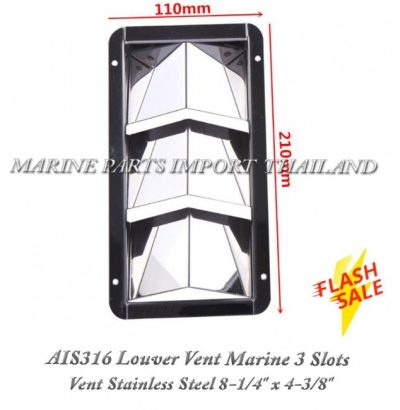 AIS31620Louver20Vent20Marine20320Slots20Vent20Stainless20Steel20210mm20x20120mm 0000POS