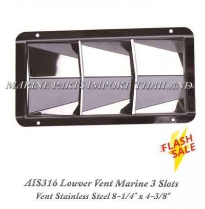 AIS31620Louver20Vent20Marine20320Slots20Vent20Stainless20Steel20210mm20x20120mm 0POS