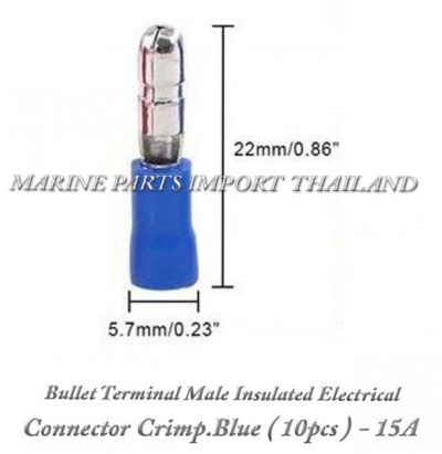 Bullet20Terminal20Male20Insulated20Electrical20Connector20Crimp.Blue20282015pcs2029 00POS