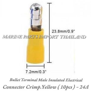 Bullet20Terminal20Male20Insulated20Electrical20Connector20Crimp.Yellow20282010pcs20292024a 000POS