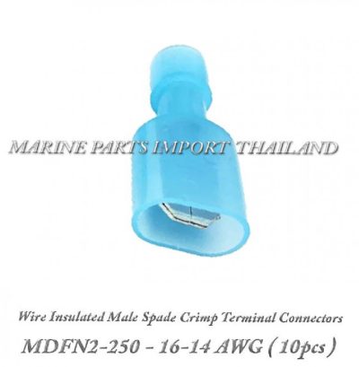 MDFN2 25020 2016 1420AWG20Wire20Insulated20Male20Spade20Crimp20Terminal20Connectors20282010Pc2029.0000.POS 1.jpg